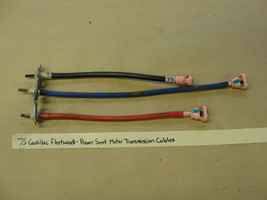 1975 75 Cadillac Fleetwood Gm Power Bench Seat Motor Transmission Trans Cables - £93.02 GBP