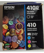Epson 410XL Black & Standard Photo Black and C/M/Y Color Ink Cartridges Combo - £39.83 GBP