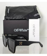 New Authentic OFF WHITE Sunglasses JACKSON 1007 Black OERI 131 - $4,069.20 MXN