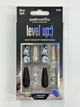 POSHMELLOW BY KANA COSMETICS LEVEL UP 24 NAILS W/ GLUE INCLUDED #65206MO... - £4.73 GBP