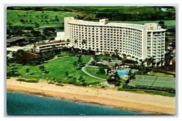 Aerial View Maui Surf Hotel Ksanapali Beach Maui Hawaii UNP Chrome Postcard T7 - £2.29 GBP