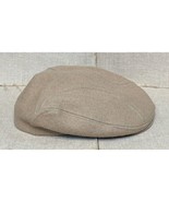 Vintage Amalgamated Clothing Tan Driver Cabbie Cap Newsboy Hat XL Hipster - $12.87