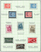 SWITZERLAND 1947-1959  Very Fine  Mint &amp; Used Stamps Hinged on list - £2.67 GBP
