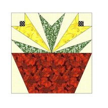 Daffodils Paper Piecing Quilt Block Pattern  064 A - £2.17 GBP