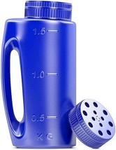 Heepdd 2L Lawn Seed Spreader, Hand Spreader Shaker Handheld Shake, Blue - $665.89 MXN