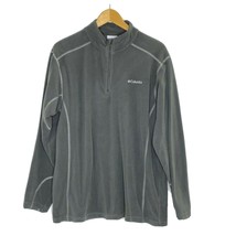 Columbia Men&#39;s size XL1/4 Zip Neck Pullover Fleece Top Gray - £19.10 GBP