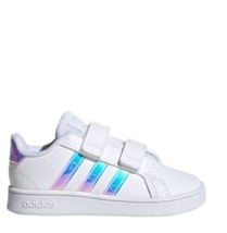 Adidas Chaussures Bébé Grand Escarpin Basket Bébé Taille 4K Blanc Irisé ... - $13.76