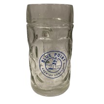 BLUE POINT BREWERY Handled Mug Stein Pint Glass LONG ISLAND 500ml 16.9 o... - $9.46