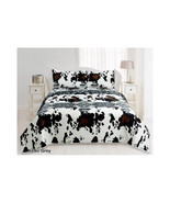  Cow &amp; Aztec Print Western Bedding Set   Queen &amp; King Quilt Bedspreads Q... - $114.72 CAD+