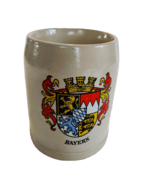 BAYERN LION CREST COAT OF ARMS CERAMIC BEER STEIN TANKARD MUG WEST GERMA... - $7.50