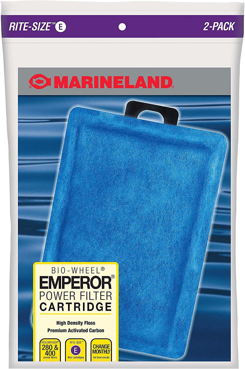 Marineland Rite Size E Cartridge: Premium Activated Carbon for Emperor 280 and 4 - £8.68 GBP - £122.12 GBP
