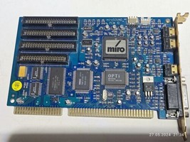 ISA Wavetable Sound Card Miro PCM 10 (82C929A) for retro gaming - £175.51 GBP