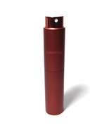 10 ML 4 Inch Perfume Spray Fragrance Bottle Rotating Head Red Aluminum S... - £7.88 GBP