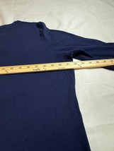 Kim Rogers T-Shirt Women's Large Blue Perfectly Soft Solid Crew Neck Long Sleeve image 10