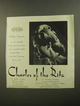1944 Charles of the Ritz Ad - Holiday Glamour - $18.49