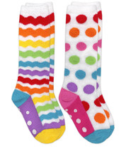 Jefferies Socks Girls Knee High Warm Fuzzy Slipper Socks Non-Skid Socks ... - £11.18 GBP