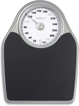Thinner Extra-Large Dial Analog Precision Bathroom Scale, Analog Bath Scale, - £48.17 GBP