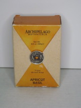 Archipelago Botanicals Triple Milled Soap Apricot Basil 8.8 oz. New (a) - £18.12 GBP