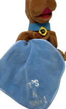 Vintage Scooby Doo It's A Boy Blanket Bean Bag Plush Toy Warner Bros Store 1998 image 5