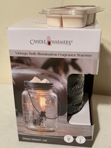 Mason Jar electric Wax Warmer light  with Vanilla wax chunks image 4