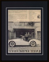 1957 Triumph TR Framed 11x14 ORIGINAL Vintage Advertisement - £38.75 GBP