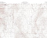 Goodsprings Quadrangle, Nevada 1960 Topo Map USGS 15 Minute Topographic - $21.99