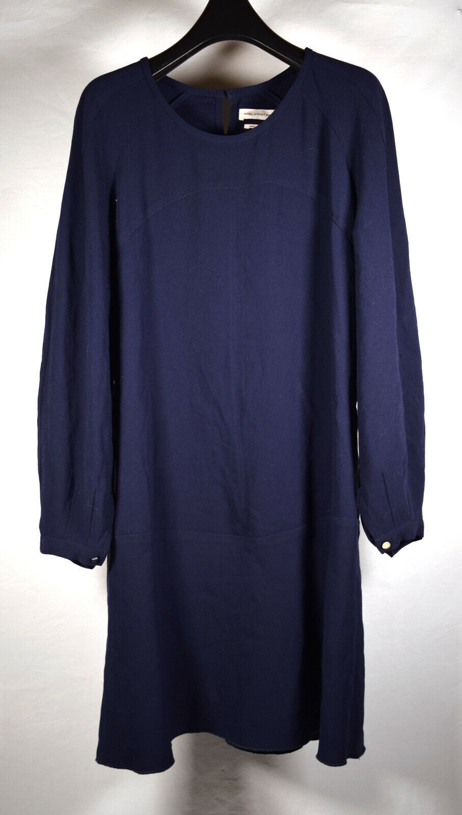 Primary image for Isabel Marant Etoile Dress Dark Navy Blue LS Sheath 38 Womens