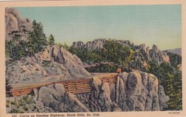 Needles Highway Black Hills South Dakota SD Cathedral Spires Postcard B09 - $2.96