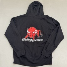 Bullshooter Dart Hoodie Bull Sz Medium Black Sweatshirt - £23.65 GBP