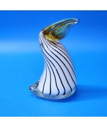 Vintage Art Glass Toucan Pelican - MURANO / Murano Style Sculpture Black... - $32.65