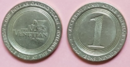 The Venetian Las Vegas, NV $1 Metal Gaming Token - £6.23 GBP