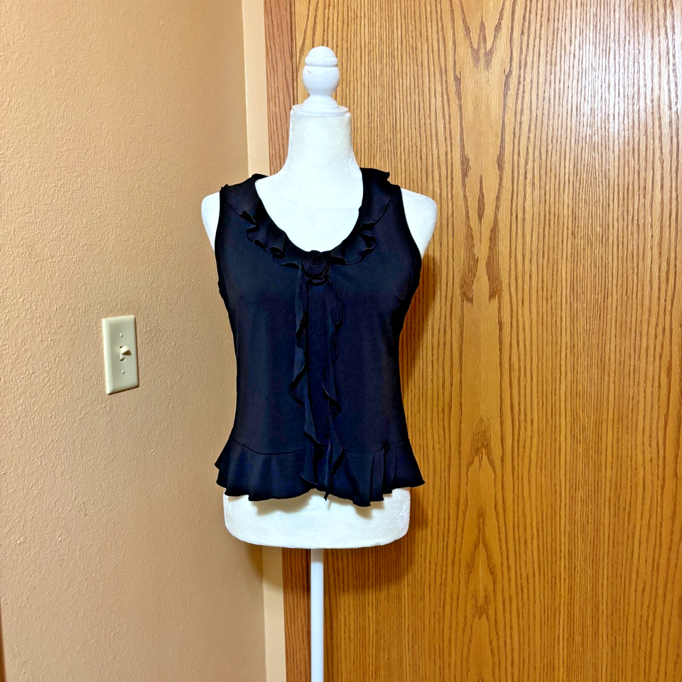 VTG New York &amp; Co. Small Blk Top pre-owned excellent - $22.00