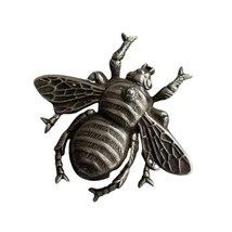 Vintage Jan Michaels San Francisco Pewter Tone Insect Bug Figural Brooch Pin - $30.00