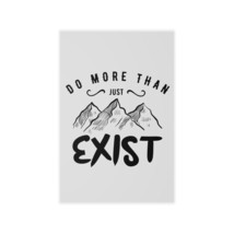 Personalized Motivational Wall Decals: &#39;Do More Than Just Exist&#39; Mountai... - £23.87 GBP+