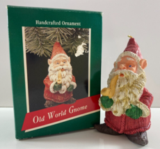 Hallmark Handcrafted Old World Santa Gnome Christmas Ornament 1989 - £8.53 GBP
