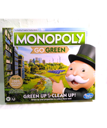 Monopoly: Go Green Edition Board Game for Families Ages 8 and Up - New I... - $14.06
