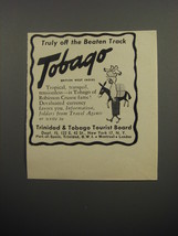 1955 Trinidad &amp; Tobago Tourist Board Ad - Truly off the beaten track - £14.72 GBP