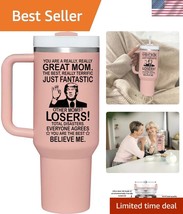 Vacuum Insulated Mom Tumbler with Straw - Humorous Birthday Gift Idea fo... - $33.00