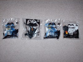 Lot Of 4 McDonald&#39;s Happy Meal Batman Figures Batmobile Toys - £10.78 GBP