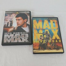 Lot of 2 Mad Max 1980 Fury Road 2015 DVD Mel Gibson Tom Hardy Charlize Theron - £10.64 GBP