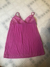Victoria&#39;s Secret Knit Dress Gown Medium Pink white Low Back Adjustable ... - £15.88 GBP