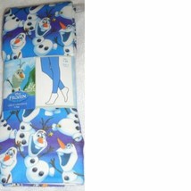 Disney Frozen Olaf Girls Leggings L 12 14 Blue White NEW  - £11.01 GBP