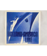 Blue Delft Coasters from Holland America Cruise Line 4&quot; X 4&quot; cork back - $6.72 CAD