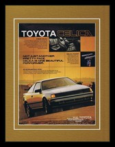 1986 Toyota Celica Framed 11x14 ORIGINAL Vintage Advertisement  - £27.18 GBP