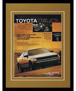1986 Toyota Celica Framed 11x14 ORIGINAL Vintage Advertisement  - £27.37 GBP