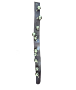 Brown Leather Strap 10 Jingle Bells Christmas 28 in x 2 in - $27.06 CAD
