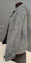 Women’s Jacket Sz 10 Alfred Dunner Long Sleeve Quilted Cardigan Paisley ... - $18.95