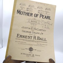 Vintage Sheet Music, Mother of Pearl Song by McCarthy Graff and Ball, Wi... - $14.52