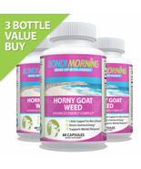 Horny Goat Weed Extract Max Strength Male Enhancement Maca Root, 60 Caps... - £44.36 GBP