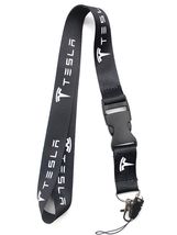 Universal Tesla Lanyard Keychain ID Badge Holder Black - $8.99